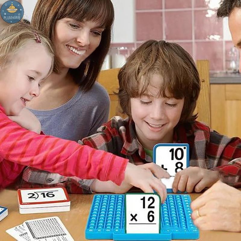 PLUMHOME Nhân Thẻ Flash Bảng Toán Toán Toán Thao Tác Toán Học Thẻ Flash Toán Trò Chơi Toán Học Cho T