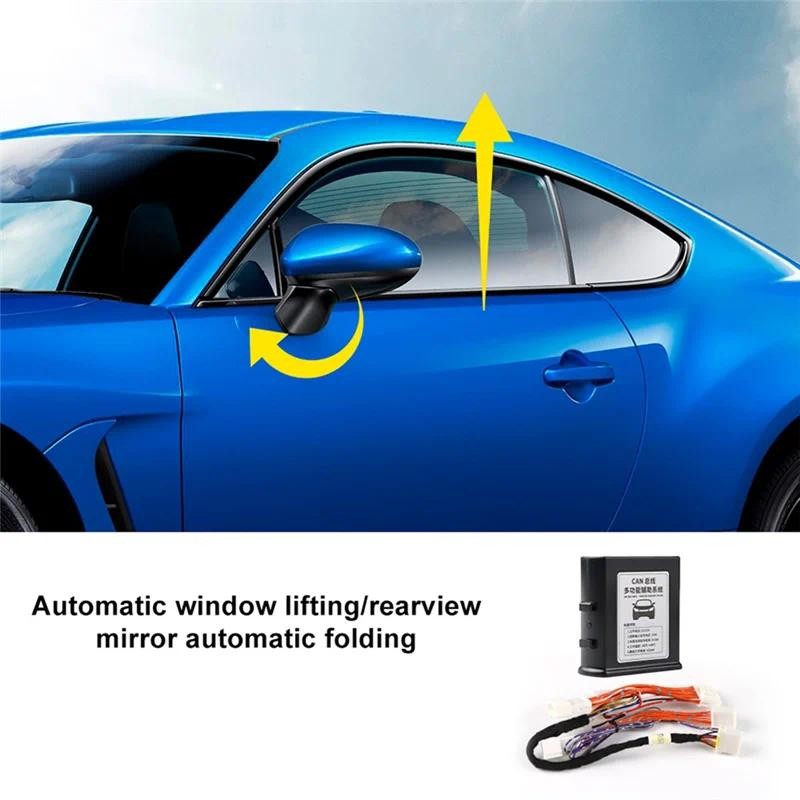 Dành Cho Subaru BRZ Toyota GR86 2021-2024 Tự Động Nâng Cửa Sổ Gần Gương Chiếu Hậu Triển Khai Gấp Bộ 