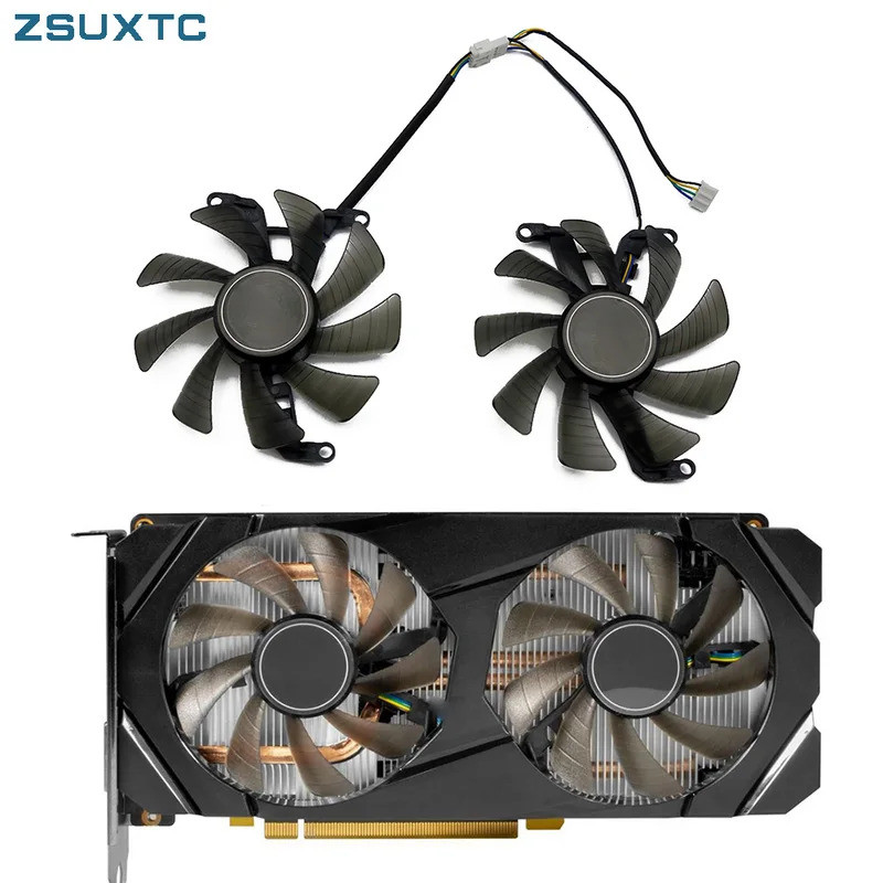 Quạt đồ họa 85MM GTX 1660 1660Ti cho Kurutoshikou GALAX GeForce RTX 2060 2070 Quạt làm mát Card Vide