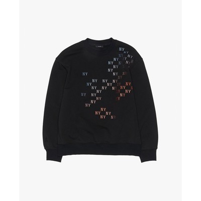 MLB - Áo sweatshirt unisex cổ tròn tay dài in logo_3AMTM0354-50BKS