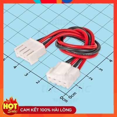 [2 Cái]- Dây Bus VH3.96 Cái-Cái 4 Tiếp Điểm 3.96mm Dài 15cm ChipViet Store