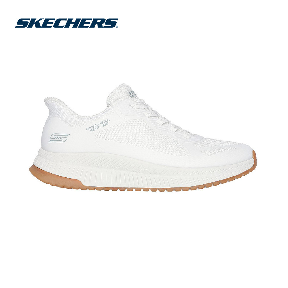 [DUY NHẤT ONLINE] Giày Thể Thao Nữ Skechers Slip-ins BOBS Squad 4 Staple Look Thường Ngày - 117624-WHT Online Sale
