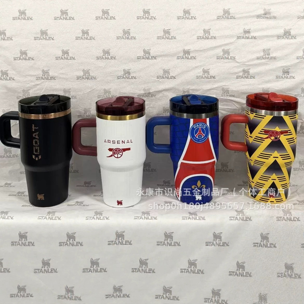 STANLEY x Arsenal Đồng Thương Hiệu Cùng Phong Cách Cốc Giữ Nhiệt Trắng Phiên Bản Giới Hạn 20oz Dung 