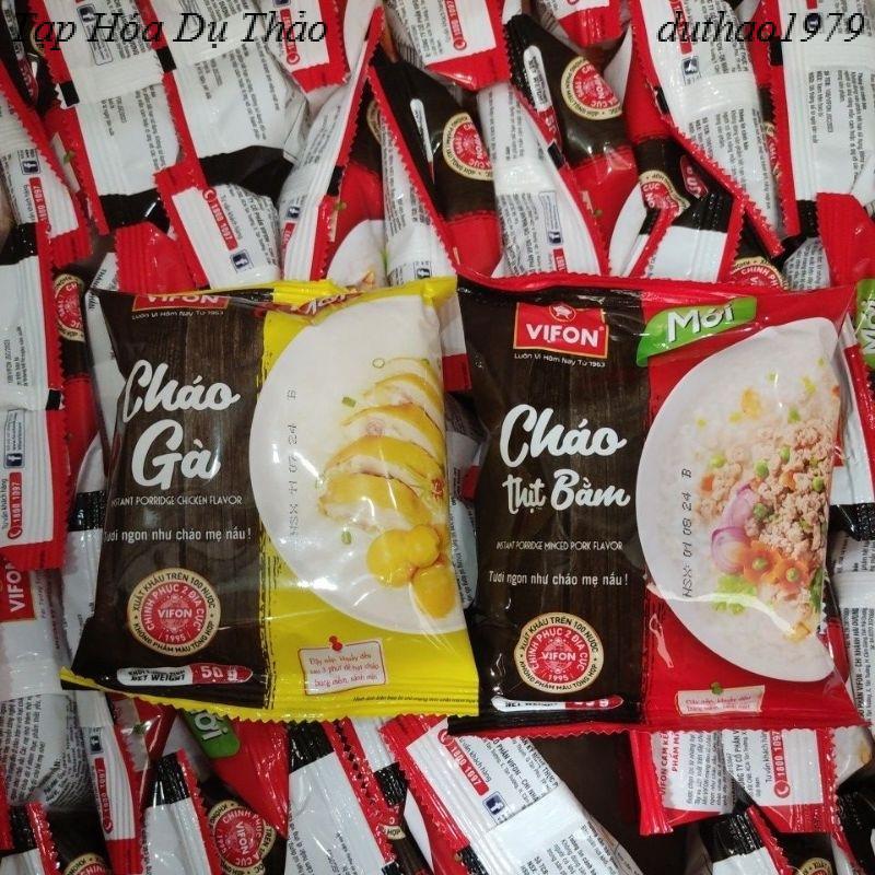 Cháo Thịt Bằm /Cháo Gà Vifon Gói 50g (combo 5 gói )