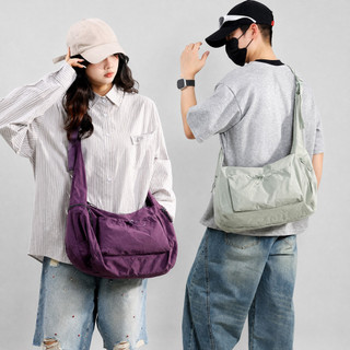 Túi vải xách tay thời trang unisex nam nữ màu pastel vải teflon chống thấm nước tốt nhiều ngăn 46011