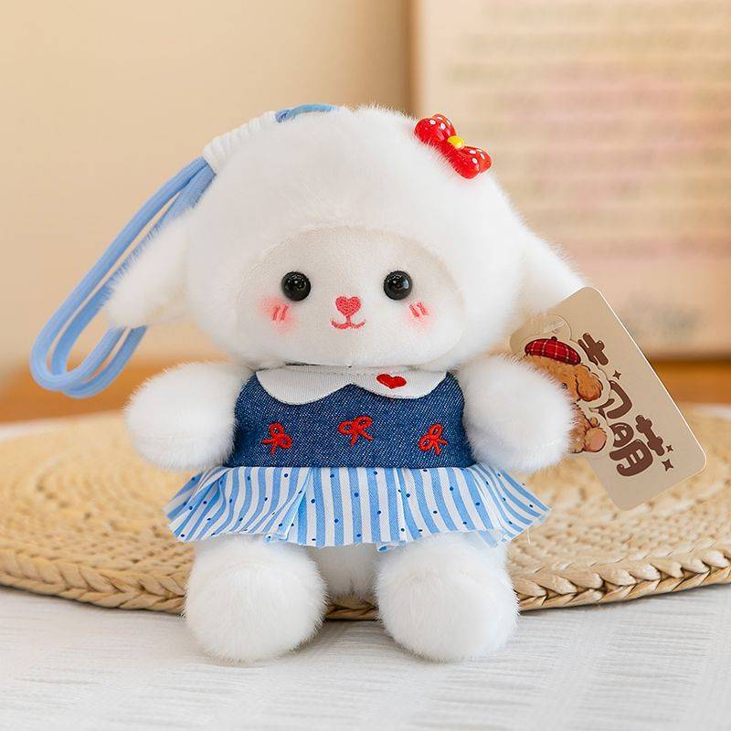 Cute Bow Lamb Doll Girls' Plush Toys Cute Bow Lamb Doll Girls' Plush Toys IaNa