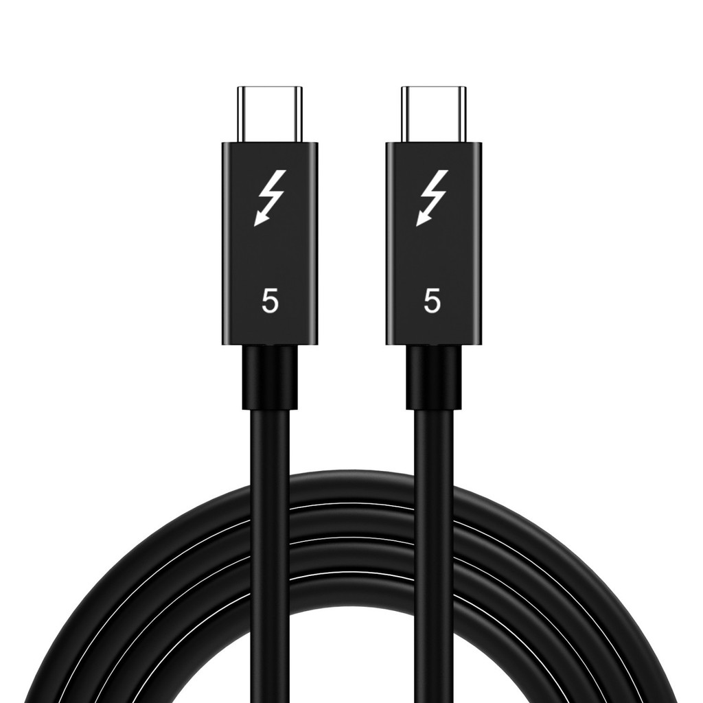 Thunderbolt 5 Cáp dữ liệu toàn chức năng hai đầu typec Cáp sạc 120Gbps Thunderbolt Card đồ họa máy t