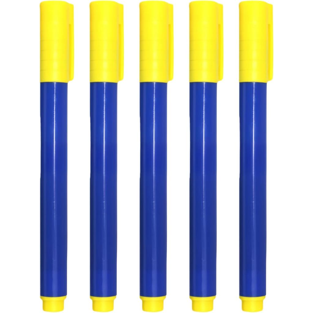 Gói 5 Bút kiểm tra tiền giấy, Bút kiểm tra tiền giả, 13,5 x 1,3 cm, Mực nước di động, Máy dò tiền gi