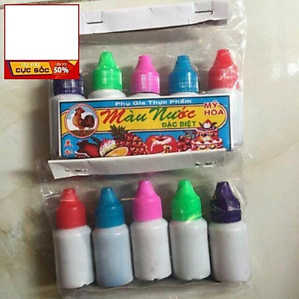 Màu thực phẩm size lớn ( nguyên liẹu làm bánh, làm slime)
