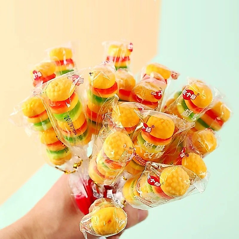 5 Xiên Kẹo Dẻo hamburger 20gr