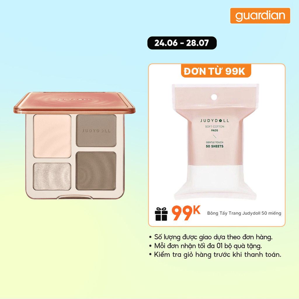Phấn Bắt Sáng & Tạo Khối Judydoll Highlight & Contour 9G