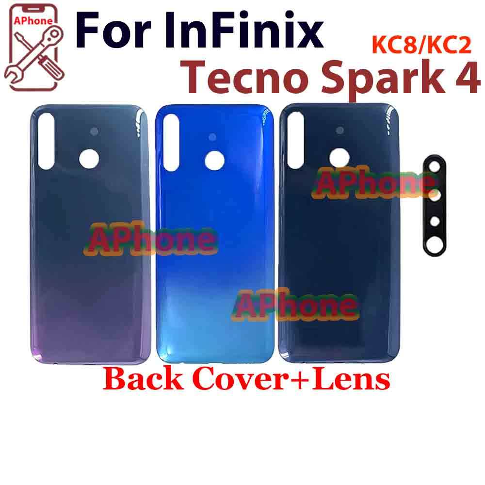 Dành Cho TECNO Spark 4 KC8 KC2 Ốp điện thoại Nhà Ở Khung Giữa Khung Trước