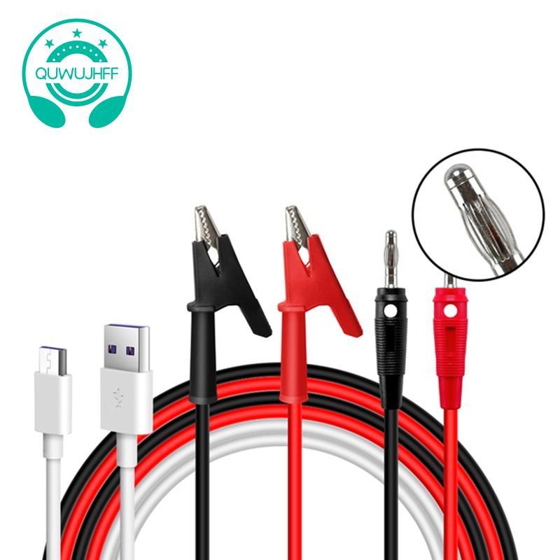 Đầu cắm chuối mới vào cáp kiểm tra kẹp cá sấu và cáp truyền thông Nicro cho đầu ra RD6006 RD6012 RD6