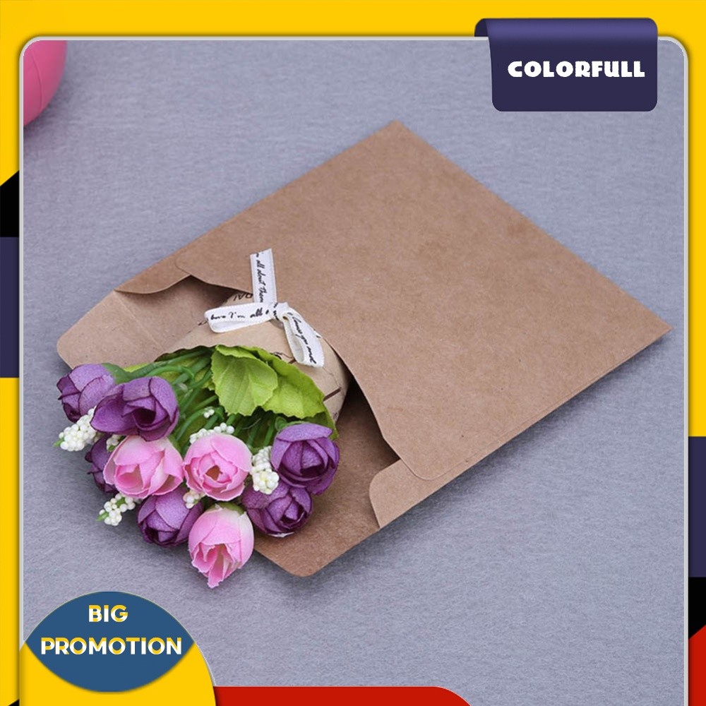 [Colorfull01.vn] 50 Chiếc Phong Bì Thư Mời Văn Phòng Phẩm Bảo Quản Phong Bì Cho Quà Cưới