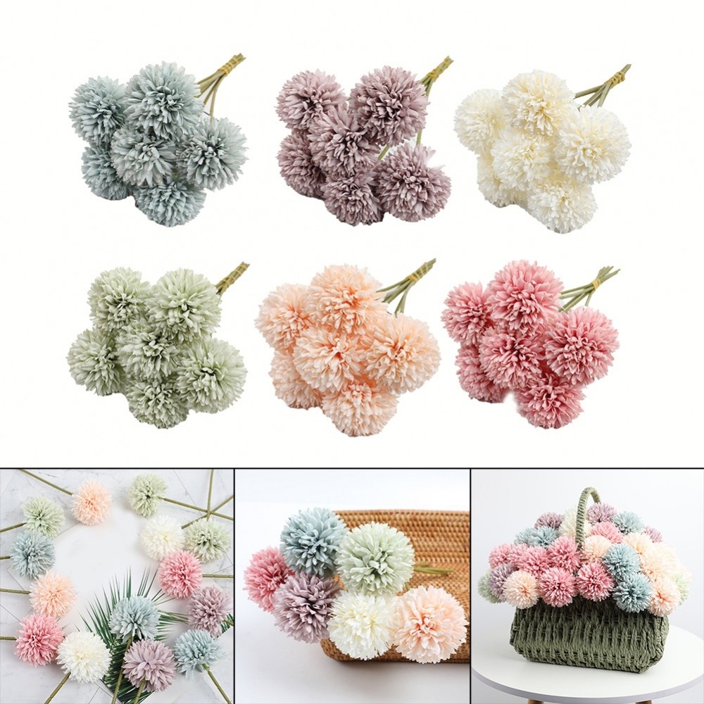 [DOLLDOLL-VN]Artificial Chrysanthemum Balls Vibrant Decoration for Parties and Events