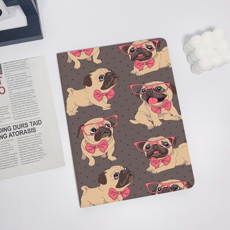 Ốp lưng Pug đáng yêu iPad Air 5 2022 iPad 10 2022 iPad 9, iPad Pro 11 "12.9 '' 2022 iPad Pro 12.9 ''