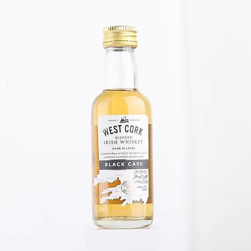 Rượu Wesco Thùng Đen Bourbon Thùng Hỗn Hợp Ailen Whisky 50ml Mini Đóng Gói Rượu Đồng Hành / Thùng Đe