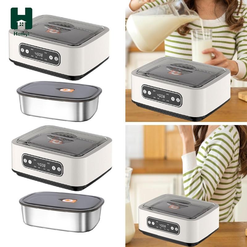 Máy làm sữa chua điện Homyl DIY Sữa chua tự chế Độ ồn thấp Nhiệt độ không đổi Máy lên men Máy làm sữa chua tự động