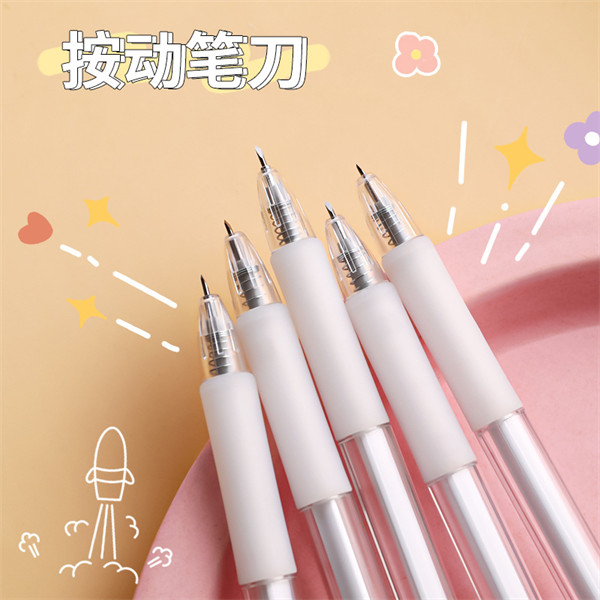 Dao Rọc Giấy Mini Dạng Bút Vỏ Trong Suốt, Nhỏ Gọn Tiện Lợi Mang Theo, Sắc Bén Dễ Sử Dụng ( DRGBT )