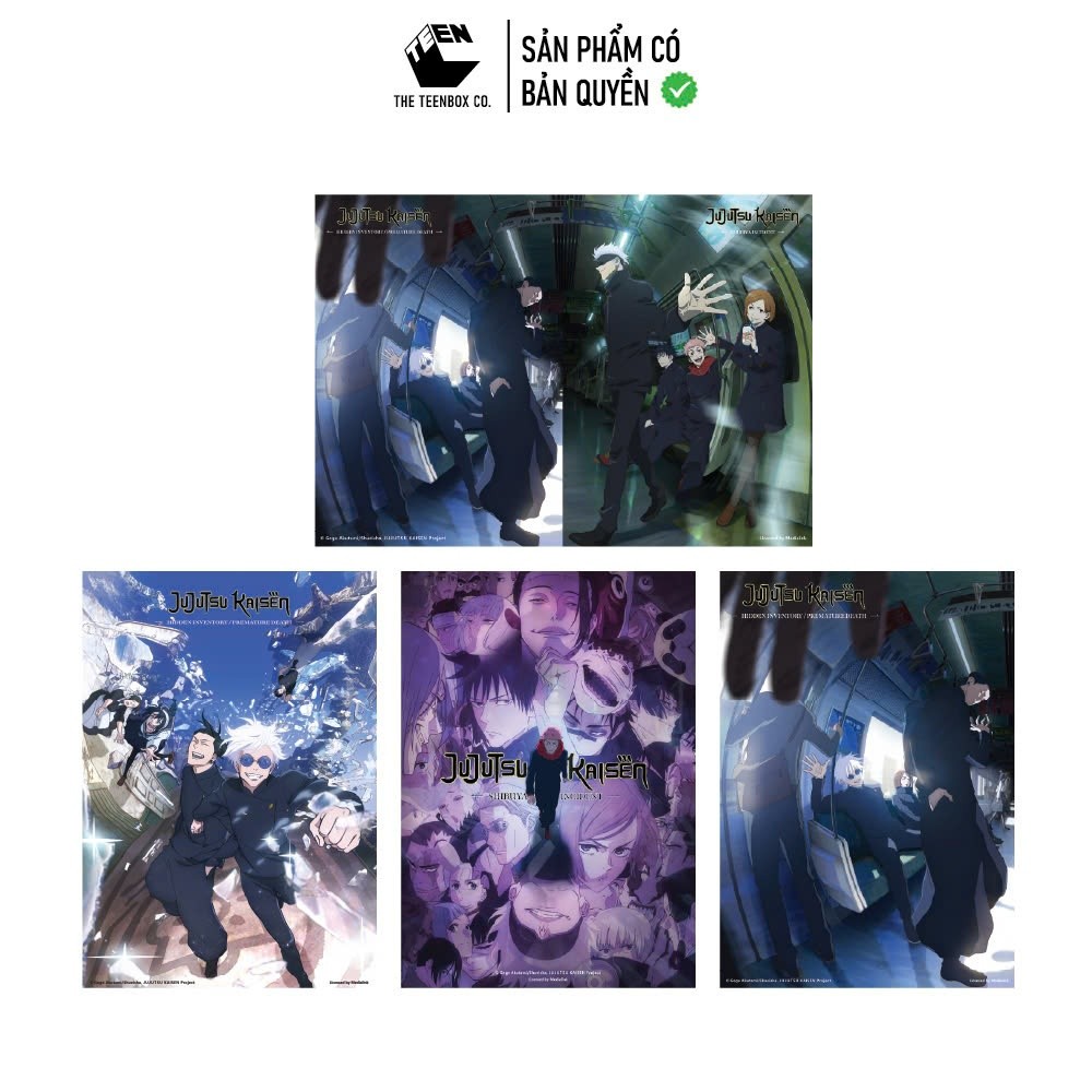 Poster Jujutsu Kaisen Season 2 | Poster Nhân Vật Anime | Sản Phẩm Chính Hãng, Sản Xuất Bởi Teenbox