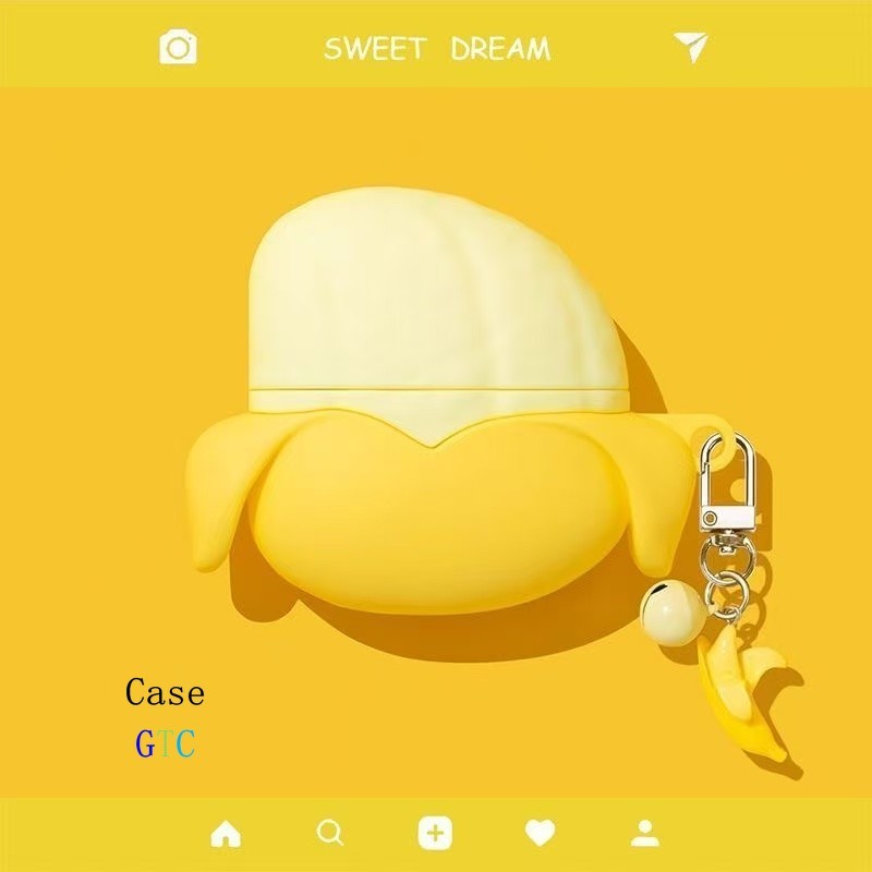 GTC Cho HOCO EW76 EW77 EW78 Vỏ Tai Nghe Mô Phỏng Sáng Tạo Chuối