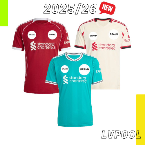 The Liverpool _ Home Away 3rd Kit 25 / 26 24 / 25 Áo bóng đá Murah Kualiti Baju Jersi Bola Sepak Kel