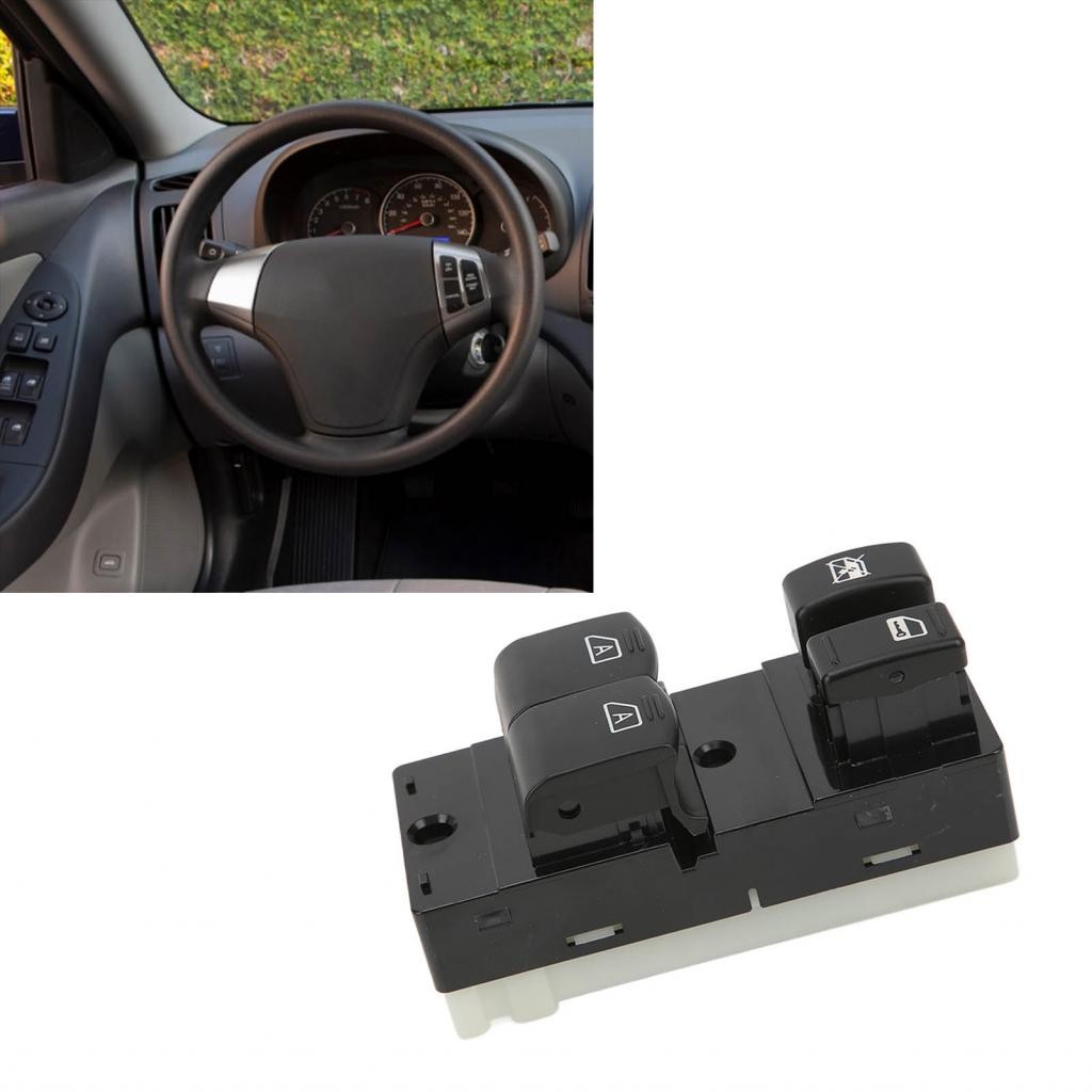 Iuxishop Iuxishop Driver Side Window Window Công tắc độ nhạy cao thay thế màu đen cho cửa Titan 2