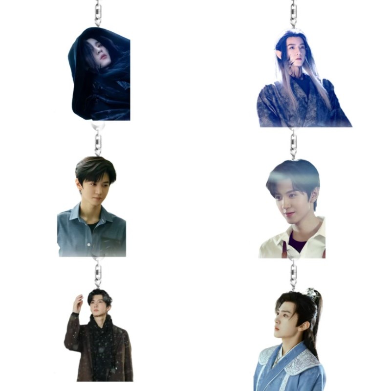 Chen Zheyuan HD Poster Keychain Double-side Hanging Pendants TV Hidden Love Duan Jiaxu Kui Mulang Dr