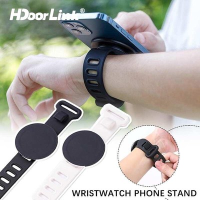 Giá đỡ điện thoại dây đeo cổ tay từ tính HdoorLink cho thể dục thể thao đi xe đạp ngoài trời