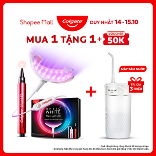 Máy làm trắng răng Colgate Optic White O2 Flex Light (Bao gồm Bút trắng răng) - Phiên bản mới gọn nhẹ