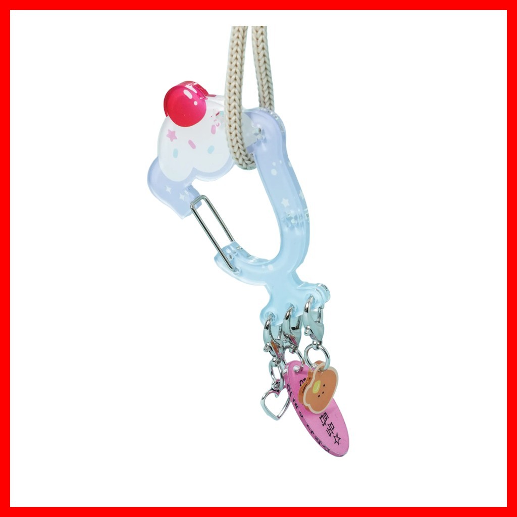 [daiso] Bộ móc khóa Mini Soda Carabiner, 1 móc khóa Carabiner Hàn Quốc/ Phụ kiện vui nhộn/ Chính hãn
