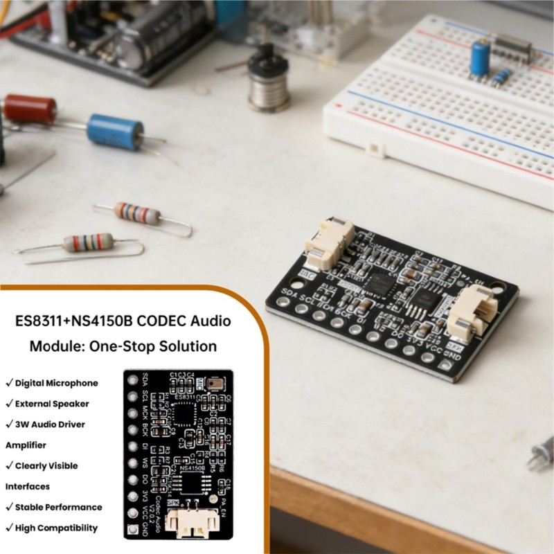 Bảng âm thanh HL ES8311 + NS4150B có chip ES8311 và đầu ra NS4150B 3W