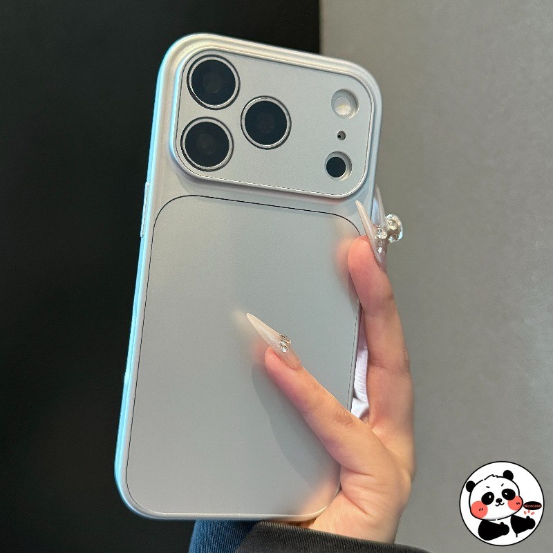 Ốp Điện Thoại Bạc Đơn Giản Cho Redmi K90 Pro Max K80 K70 K70E K60 K60E K50 Ultra K50i K40 K40S Turbo 5 Max 4 Pro 5G 4G PU Cover Vỏ Mềm Doanh Nghiệp Mờ Dễ Thương