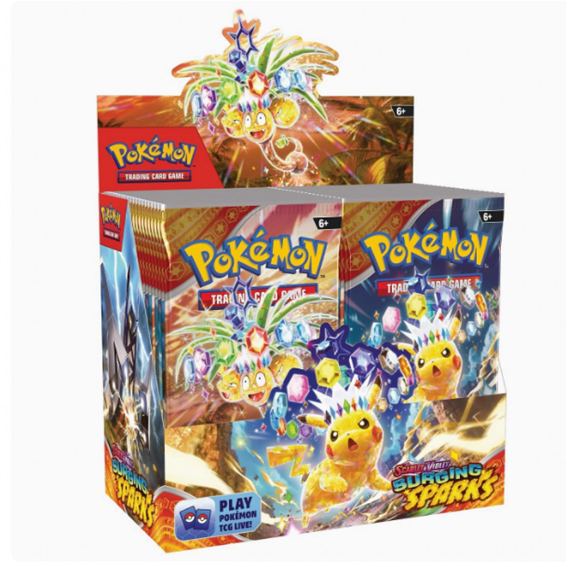 Thẻ Pokémon pokemon Mystery Box Vmax Pokémon Surging Surging Sparks Draw Card Pack EX