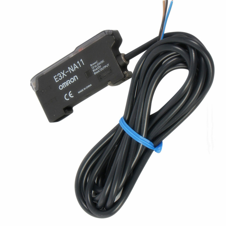 Bộ khuếch đại sợi quang công tắc quang điện tử chất lượng cao E3X-NA11 FR620 2m FR630 Đầu dò sợi qua