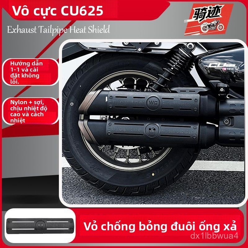 Ốp chống nóng pô cho Voge CU625 chịu nhiệt cao lắp đặt dễ dàng phong cách bán chạy nhất hot