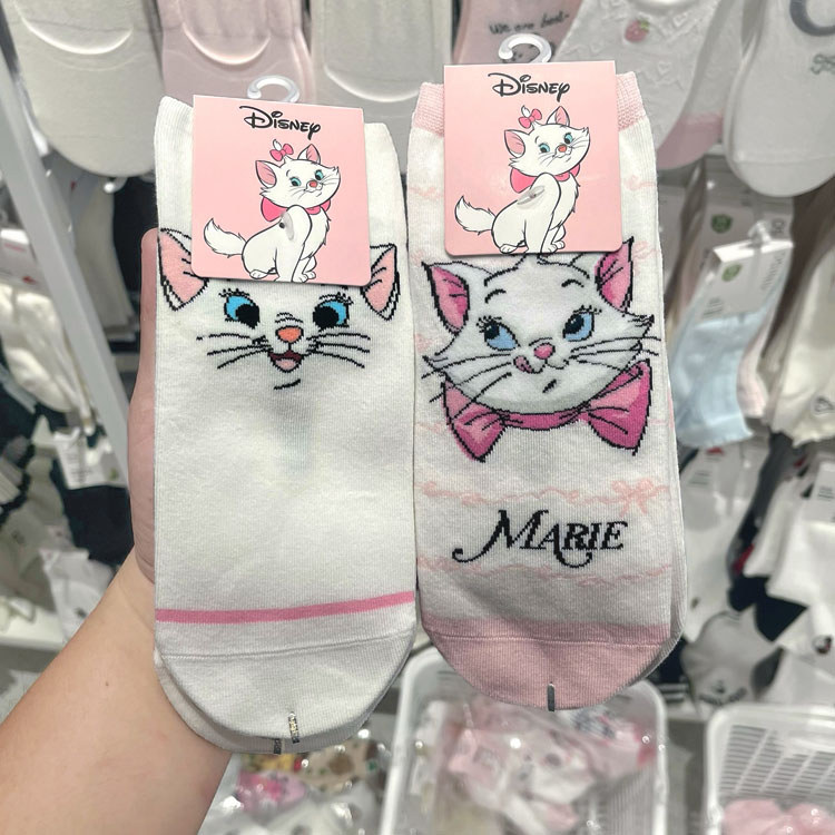 Miniso miniso Disney Classic Mary Cat Series Hai Đôi Tất Thẳng Phong Cách Cô Gái