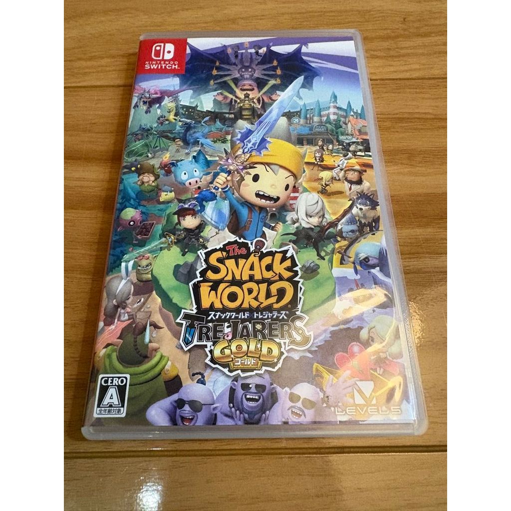 Snack World Trejarers Gold Nintendo Switch Japanese Version Action RPG Game Tested Working