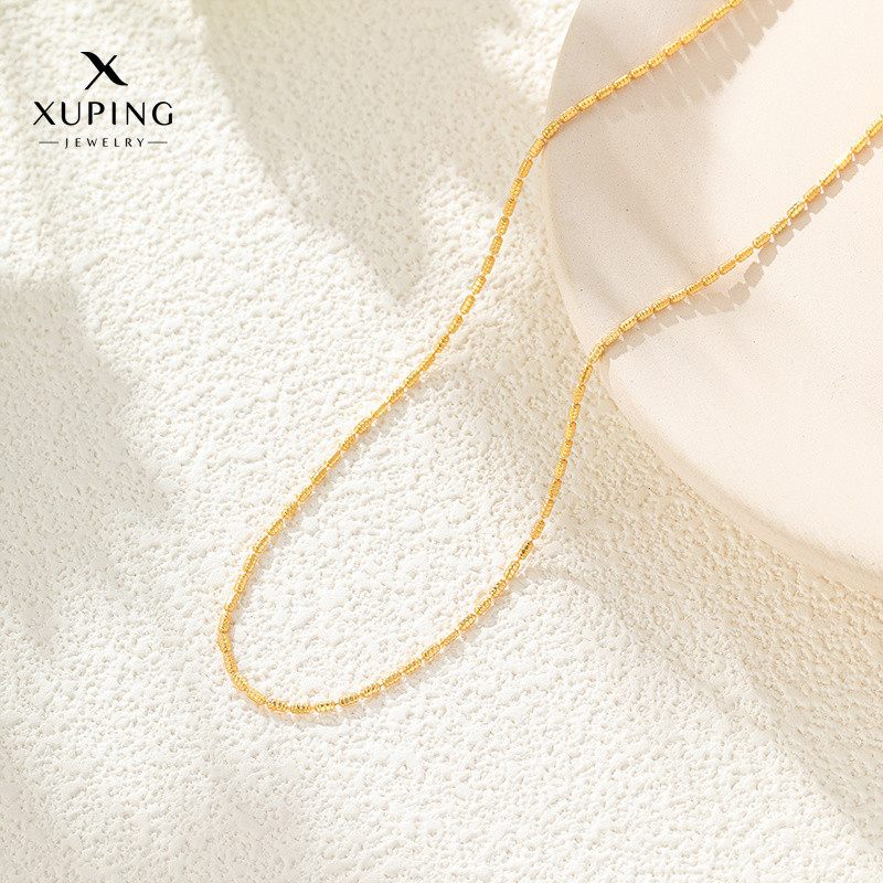 Hot Sale#Xuping Jewelry Necklace for Women2025Year Fashion Retro Elegant Pearl Chain Necklace Gift f