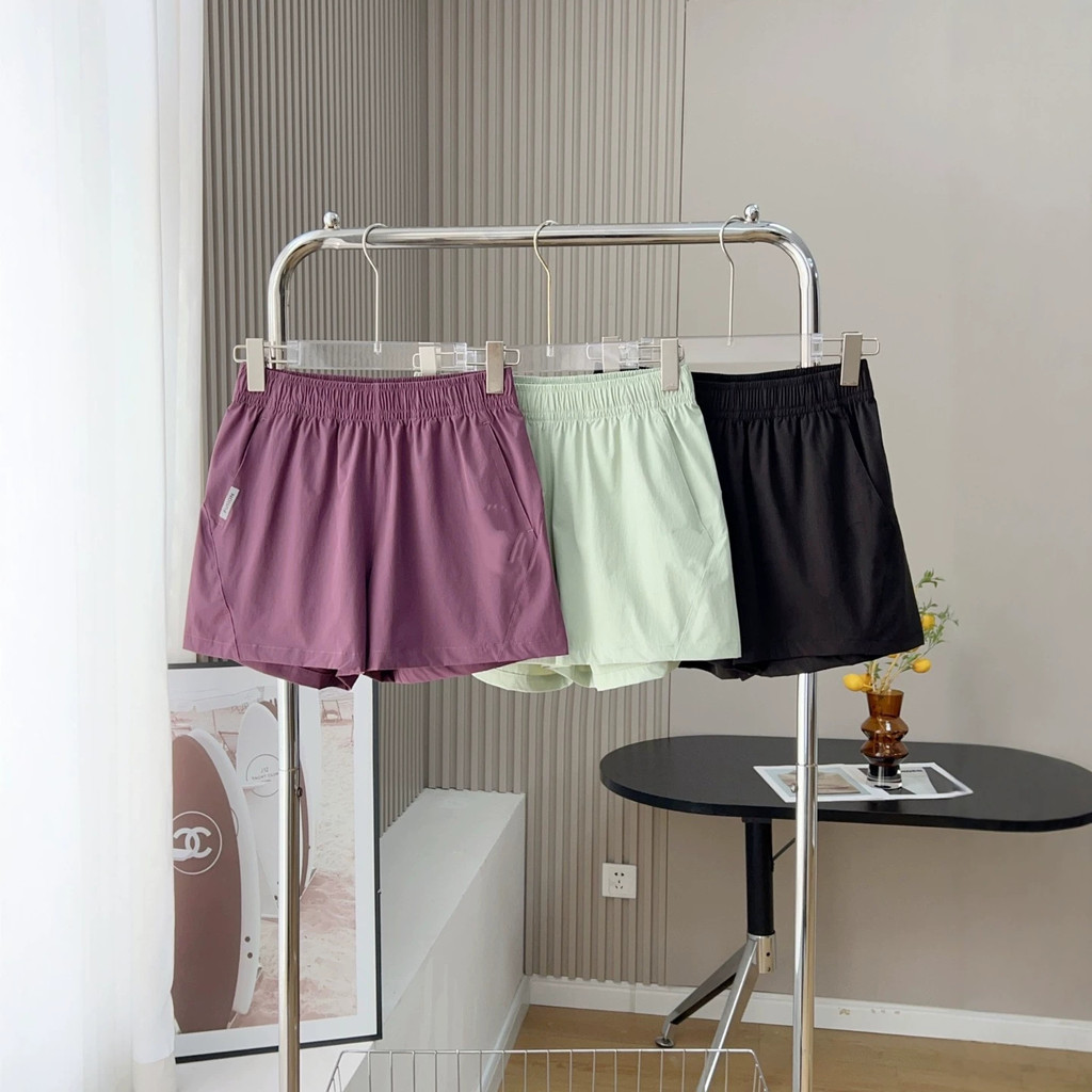 OATV Feijia quick-dry sports shorts for women, summer thin style with inner lining, elastic waist, c