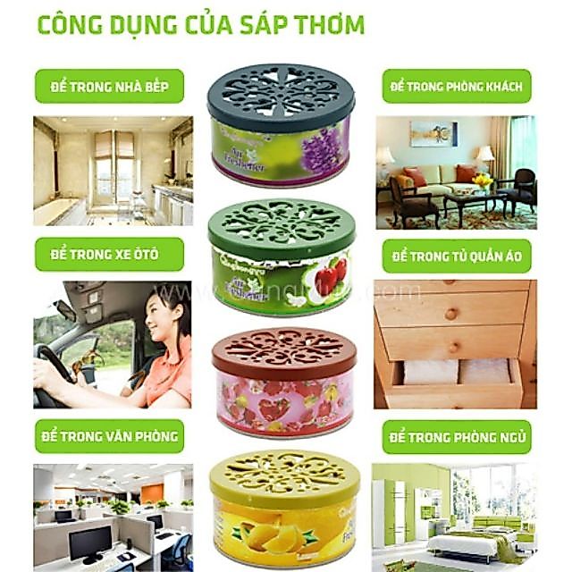 Sáp thơm phòng,oto...