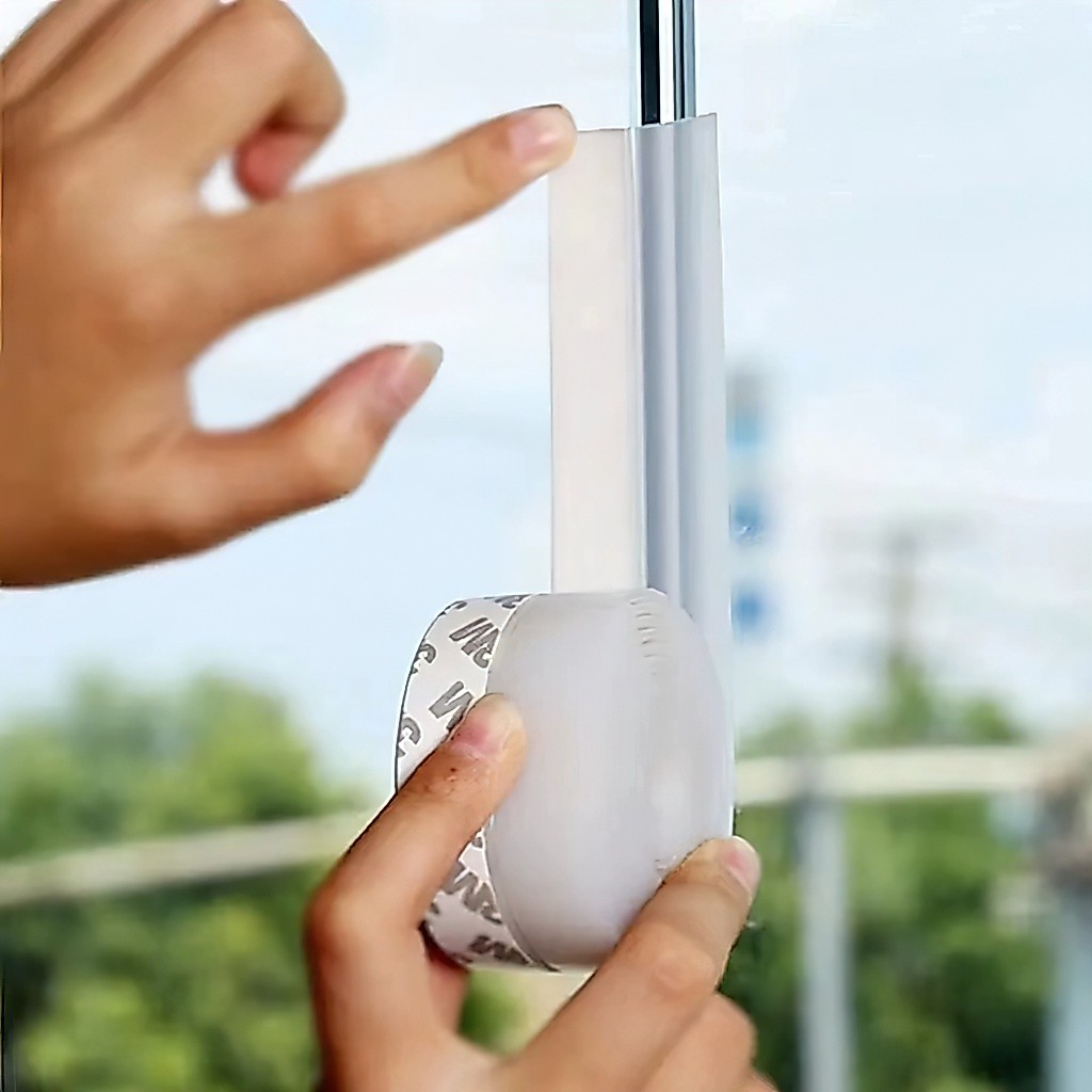 Ron Chắn Cửa, Chặn Khe Hở Cửa, Chống Bụi, Ngăn Gió Lùa, Ron Cao Su Dán Khe Hở Chân Cửa, Chặn Cửa Chố