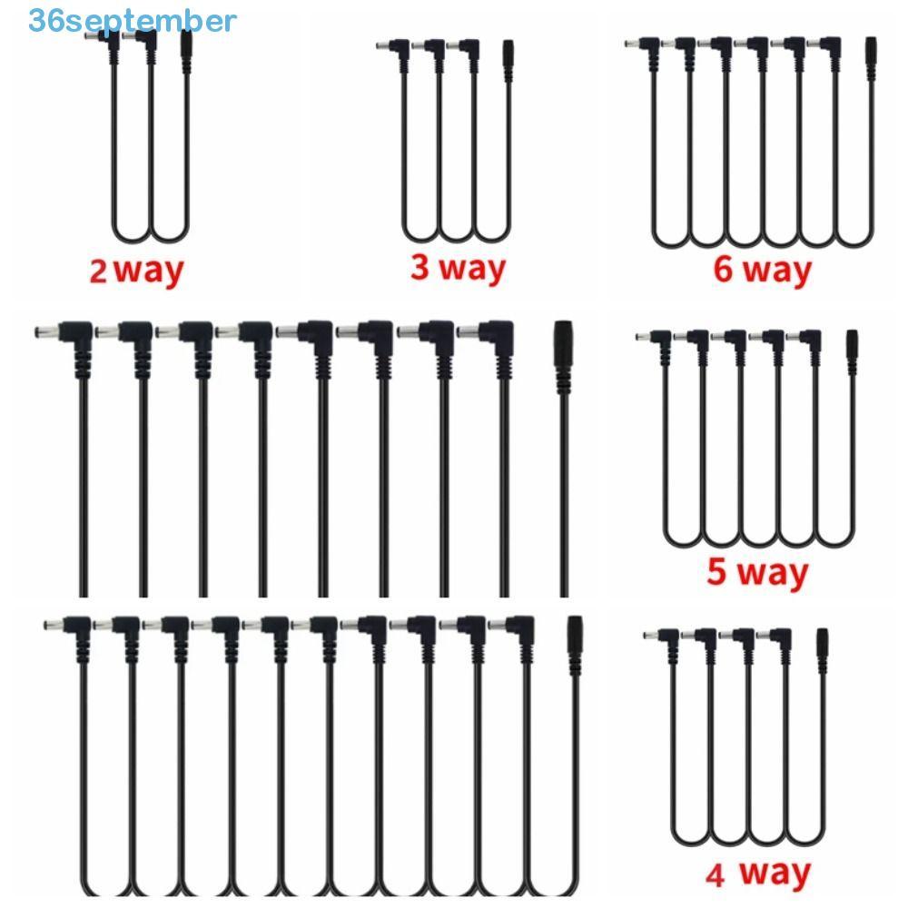 Dây Xích Daisy Chain Cáp Nguồn 9V DC, Dây Nối 1 Ra 8 PVC Cho Bàn Đạp Hiệu Ứng Đàn Guitar, Phụ Kiện G