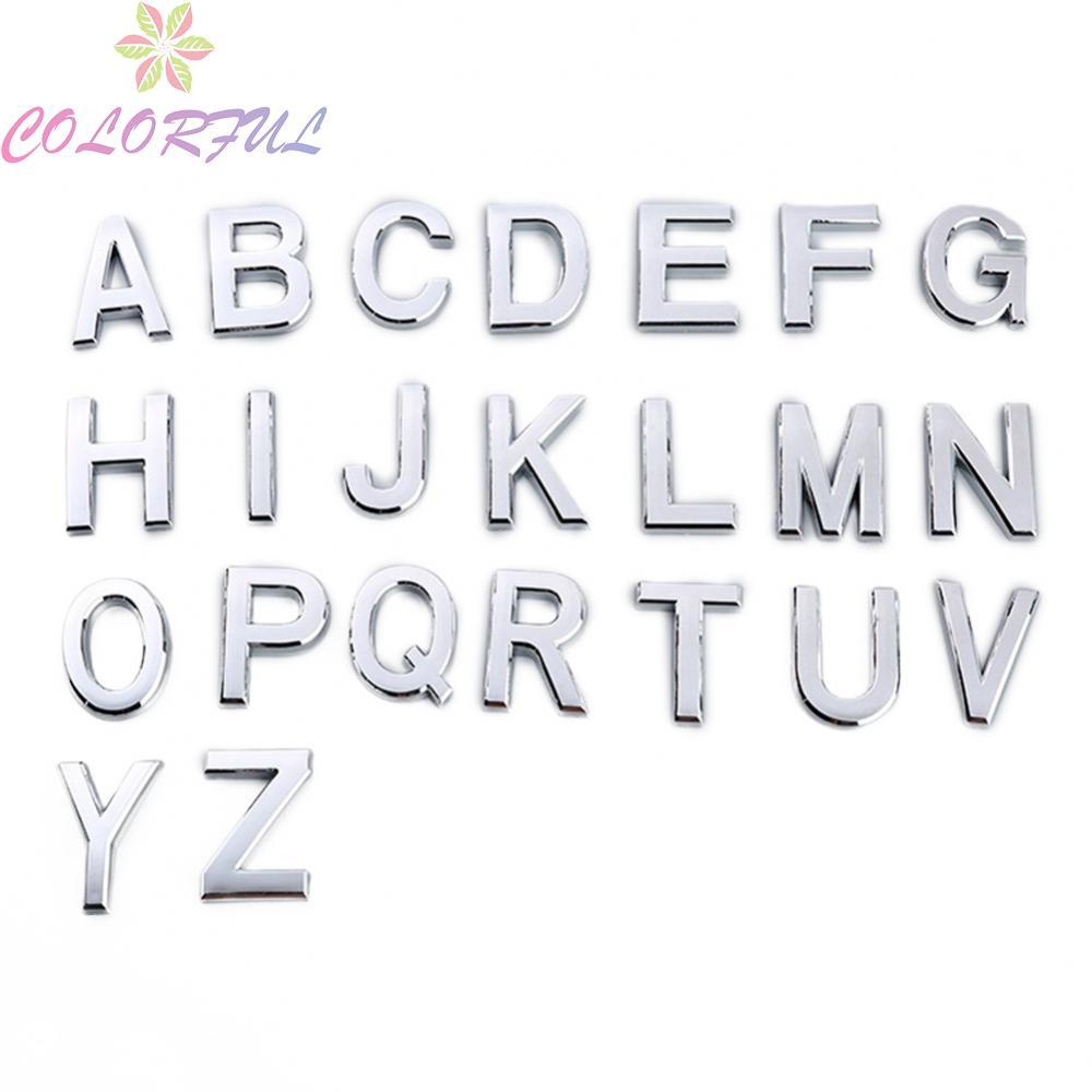 Brand New Door Alphabet Door Letters Gold High Quality Silver 50x35x6mm