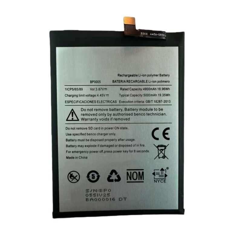 Thích hợp cho pin điện thoại di động Benco S1Pro BP0005 5.000mAh