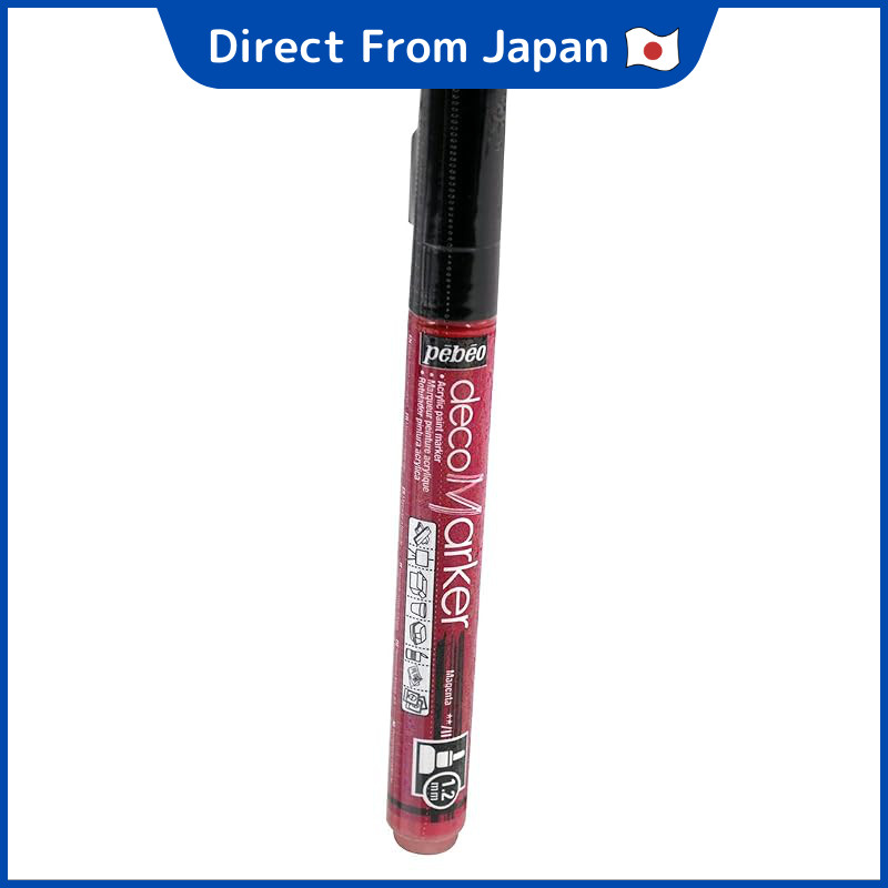 Pebeo Acrylic Paint Marker Deco Marker 1.2mm Fine Round NO.07 Magenta