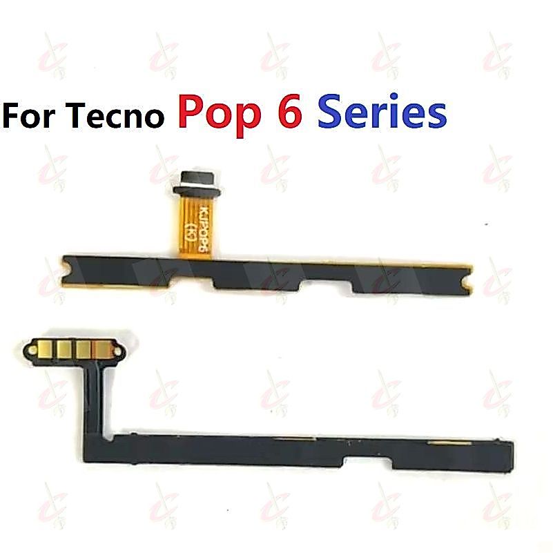 Cáp Dây Nút Nguồn âm lượng Cho Tecno Pop 6 Pro Go BE7 BE8 BE6j