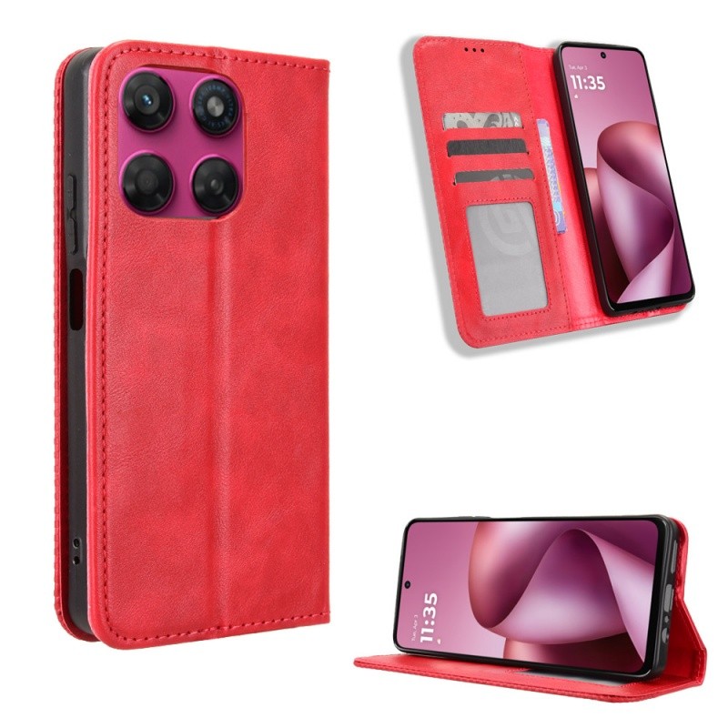 Dành Cho Motorola Moto G47 / G37 Ốp Lưng Ví Da Cao Cấp Da Flip Case Cho Motorola G37 Điện Thoại