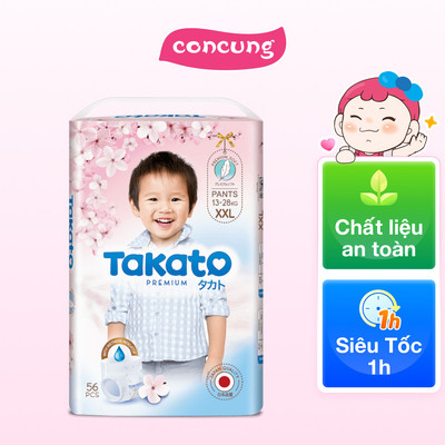 Combo 2 Tã quần Takato siêu mềm mại (XXL, 56 miếng)