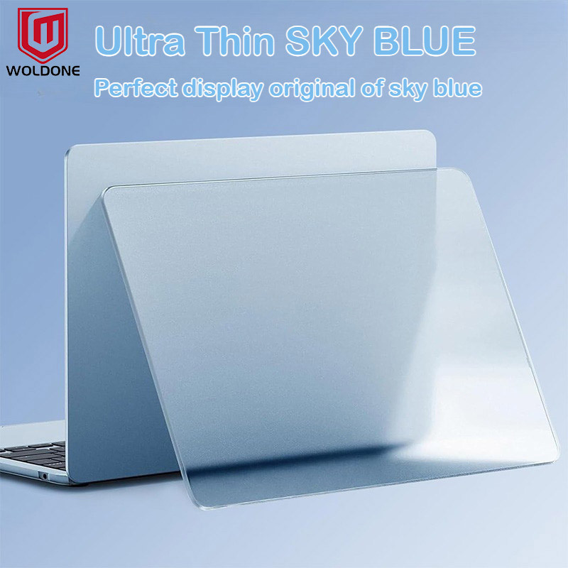 Ốp macbook Air M4 M3 M2 Ốp lưng Ultra Slim Matte Sky Blue cho